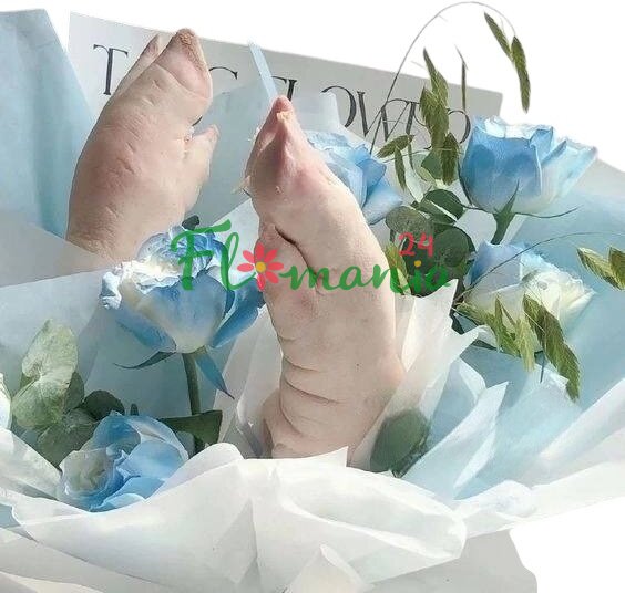 Букет для мести со свиными ножками «Ты - свинья»